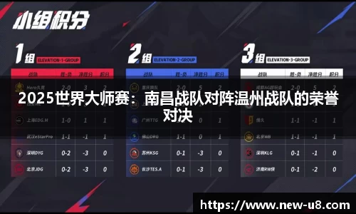 2025世界大师赛：南昌战队对阵温州战队的荣誉对决