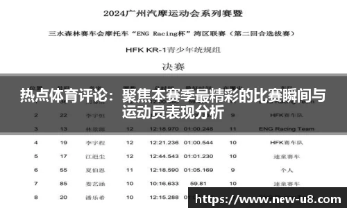 热点体育评论：聚焦本赛季最精彩的比赛瞬间与运动员表现分析